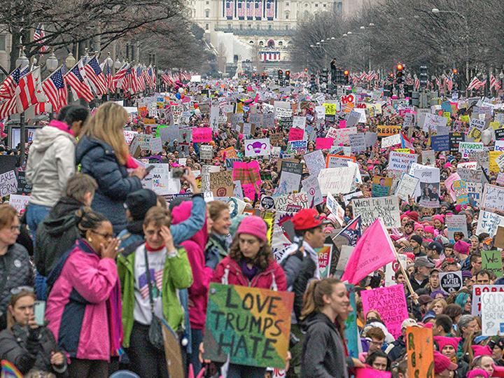 The streets of Washington, D.C., were filled for the Women's March