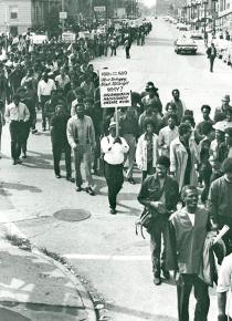 Autoworkers march in Detroit to protest police brutality and repression in response to rising struggle