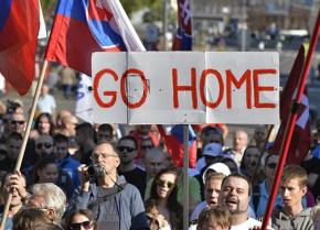 A right-wing mobilization against the refugees in Slovakia