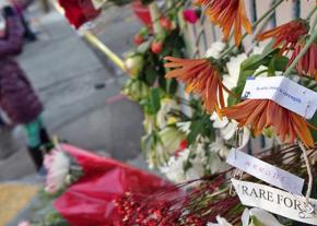 A shrine for the victims of the Ghost Ship fire in Oakland