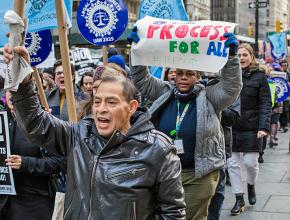 Attorneys and legal workers rally to get ICE out of New York City's courthouses