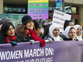 Taking to the streets in solidarity during the 2018 Women’s Marches