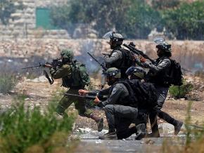 Israeli troops target Palestinian protesters on the outskirts of Ramallah