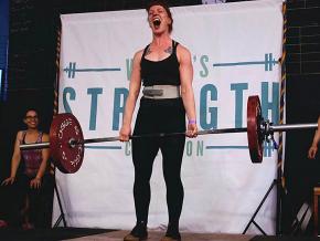 Weightlifters in Brooklyn, New York, participate in Pull for Pride Day for LGBTQ rights